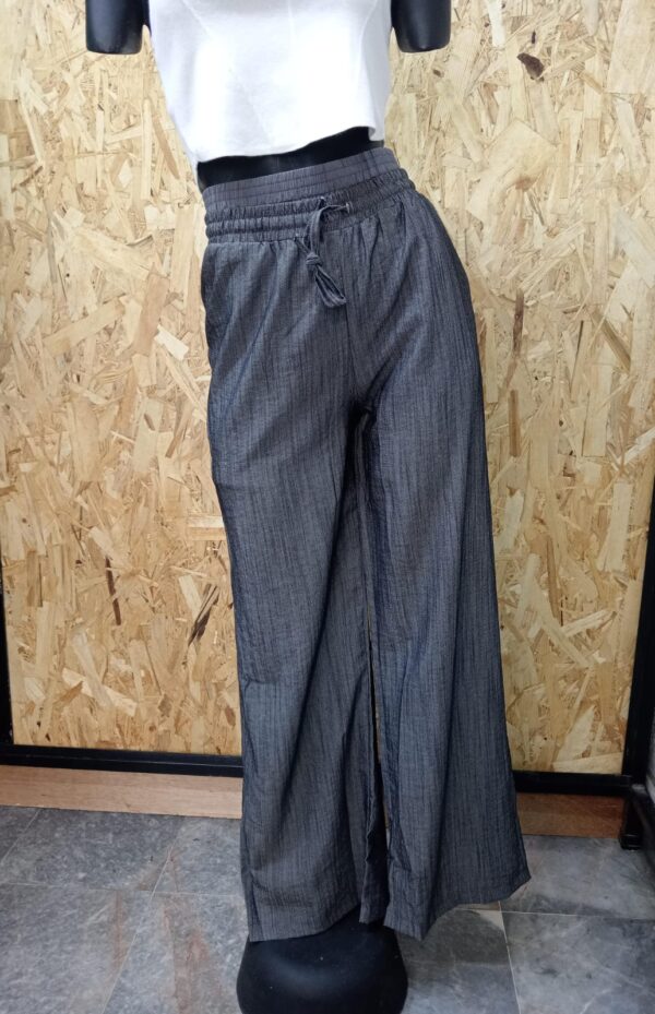 PANTALON GRIS DOBLE RESORTE